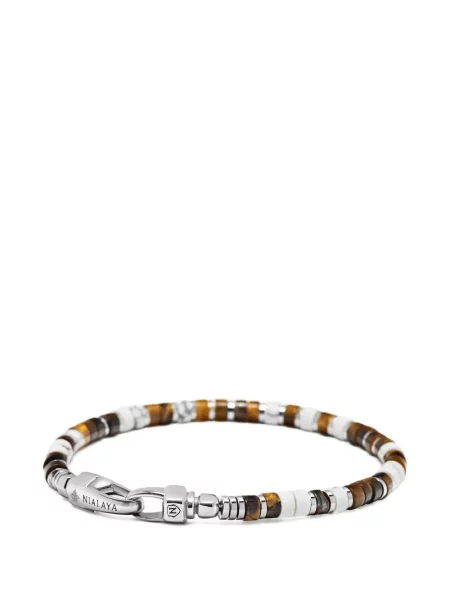 Brăţară Nialaya Jewelry cu dungi de tigru