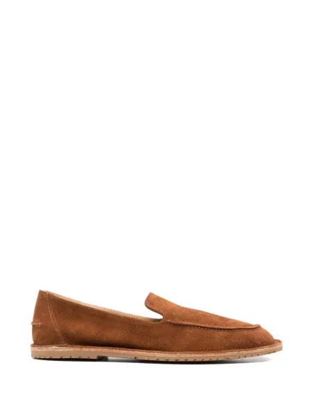 Pantofi loafer Castaner din piele de căprioară maro