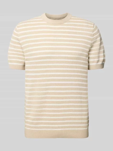 T-shirt z okrągłym dekoltem Mcneal beżowa