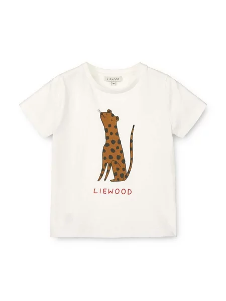 Liewood tričko Apia Baby Placement Shortsleeve T-shirt béžové