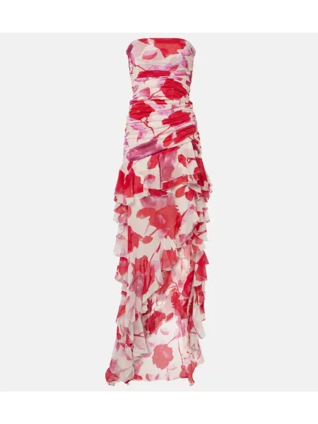 Rochie maxi Blumarine cu volane de costum