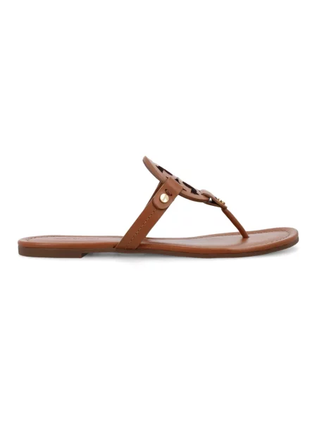 Klapki Tory Burch brązowe