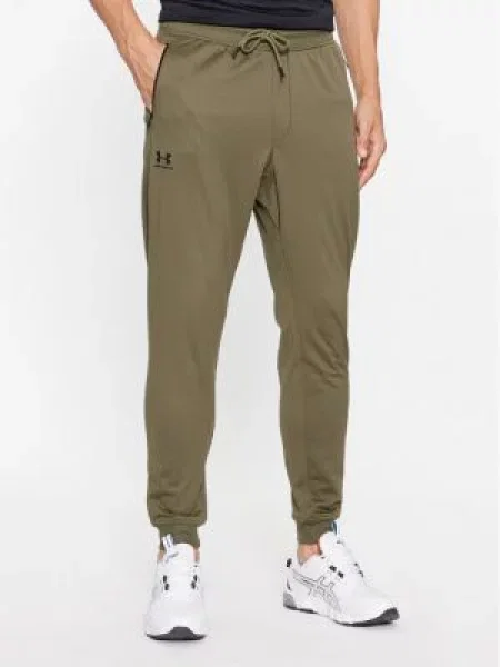 Under Armour Teplákové kalhoty Sportstyle Tricot Jogger khaki