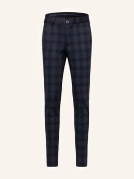 G.O.L. Finest Collection Spodnie Garniturowe Slim Fit blau granatowe