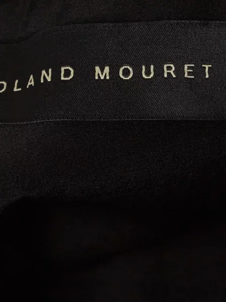 Top Roland Mouret plisat negru