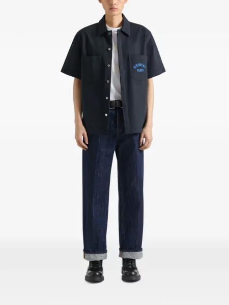 Cămașă Givenchy din țesătură twill albastru
