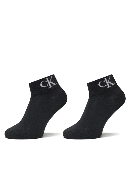 Чорапи Calvin Klein Jeans 2 чифта черно
