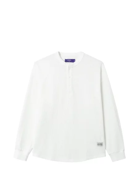 Lung tricou Aftermaths tricotate alb