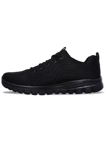 Félcipő Skechers fekete
