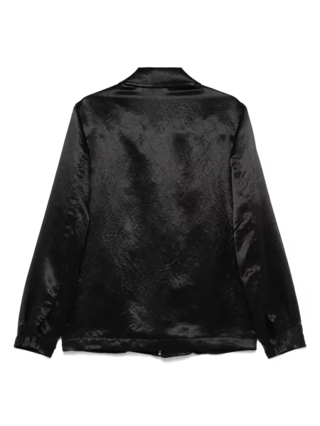 Geacă Black Comme Des Garçons din satin negru