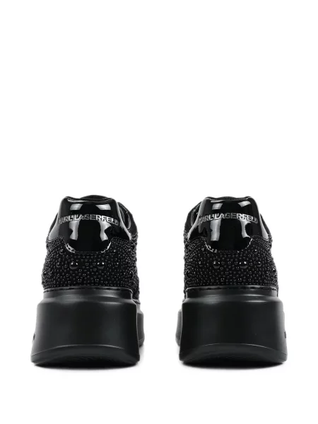 Sneakerși Karl Lagerfeld cu platformă negru