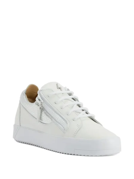 Sneakerși Giuseppe Zanotti din piele alb