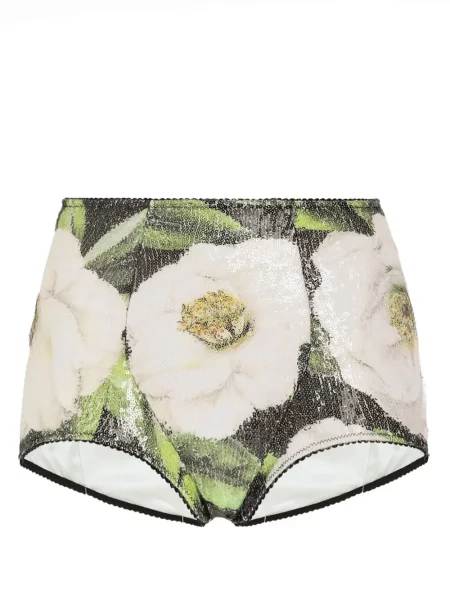 Chiloți Dolce & Gabbana cu model floral cu imagine alb