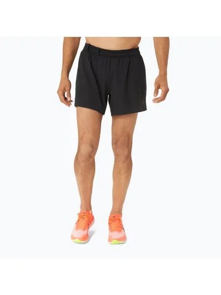 Pantaloni scurți de alergare pentru bărbați ASICS Metarun performance black negru
