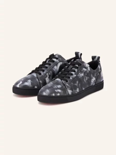 Christian Louboutin Sneakersy Louis Junior schwarz białe