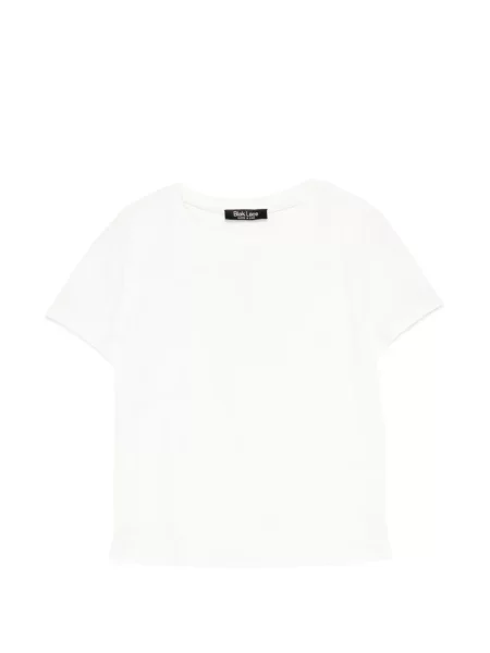 Tricou Blaklace cu broderie alb