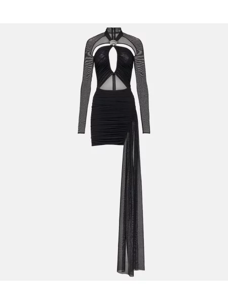 Rochie David Koma din jerseu negru