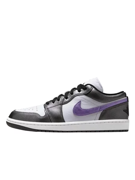 Sneakersy Jordan Air Jordan 1 skórzane szare