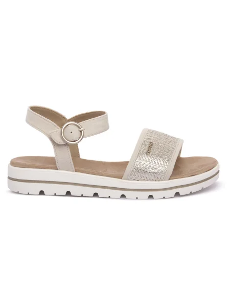 TOM TAILOR Sandale deschis / auriu bej