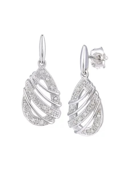 DIAMANT LETERNEL Náušnice strieborná