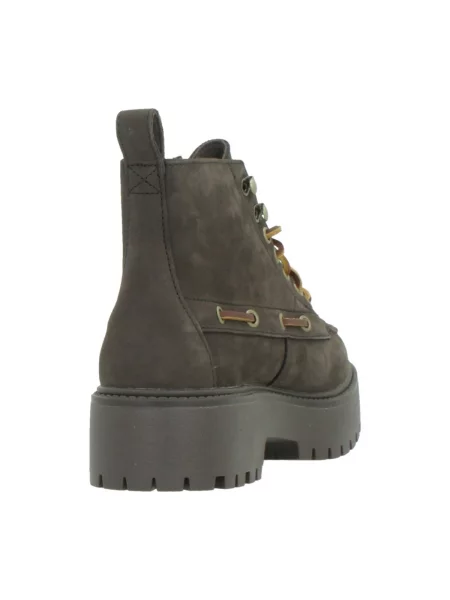Pantofi Timberland din dantelă cu șireturi streetstyle maro