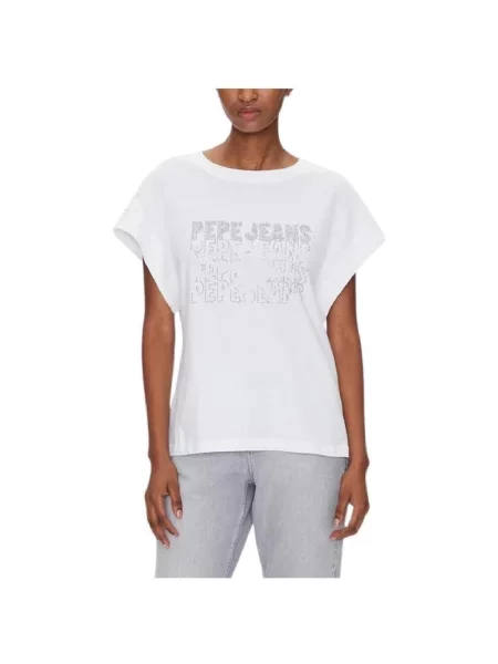 Tricou Pepe Jeans alb