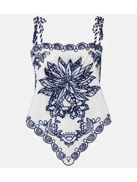 Bluză Farm Rio cu model floral albastru