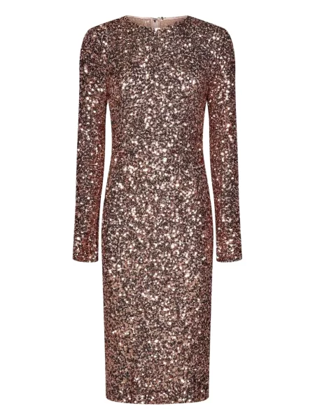 Rochie midi Dolce & Gabbana până la genunchi de costum roz