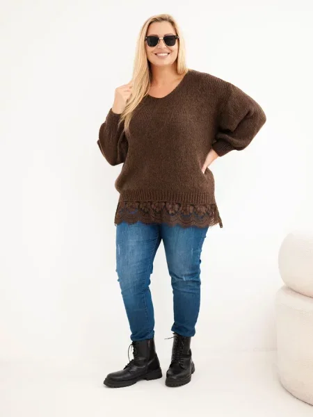 Džemper Kesi Włoski bijela