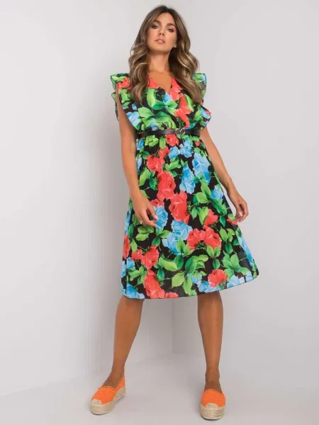 Obleka Fashionhunters črna