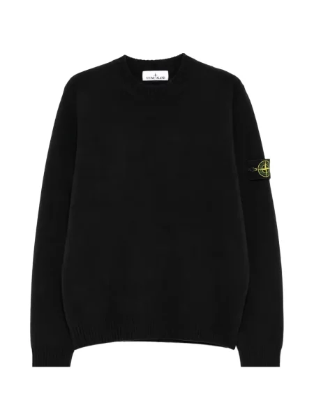 Pulover Stone Island cu strasuri negru