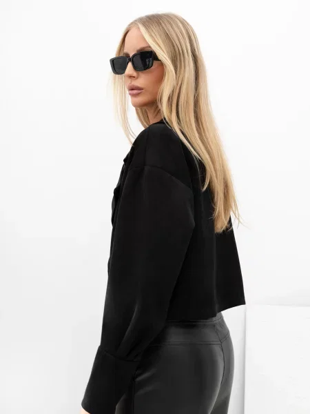 Jakna Italy Moda crna