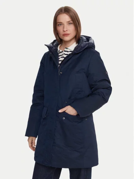 Tommy Hilfiger Parka granatowy