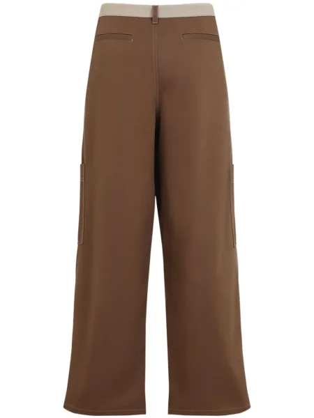 Pantaloni Off-white alb