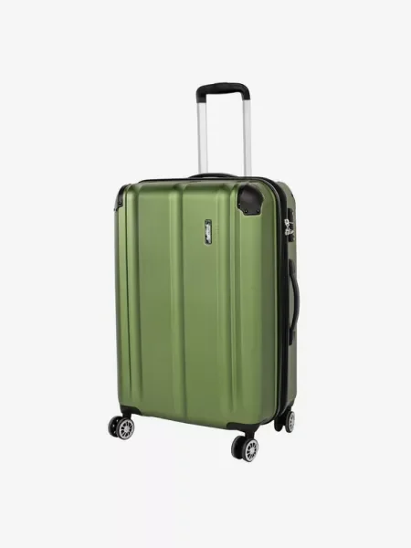 Travelite City 4w M Green Bőrönd zöld
