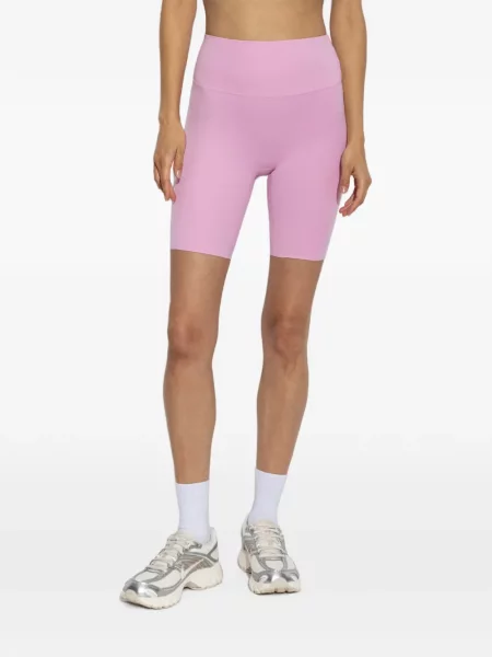 Decupat pantaloni scurți Nike cu broderie plasă roz