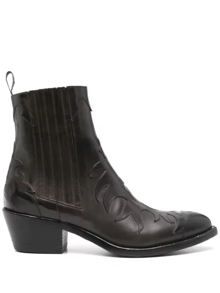 Botine Sartore din piele maro