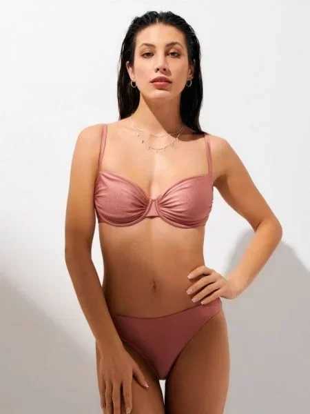 Sinsay plavky horní díl růžová