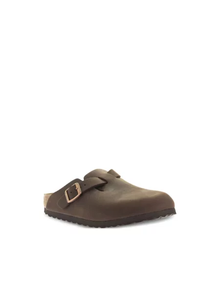 Klapki Birkenstock brązowe