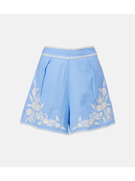 Kraťasy Juliet Dunn s výšivkou modré