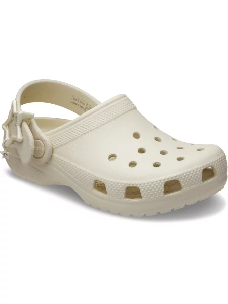 Crocs Natikači Classic Star Buckle Clog Svetlo bež