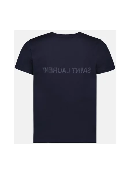 Koszulka Saint Laurent z logo biała