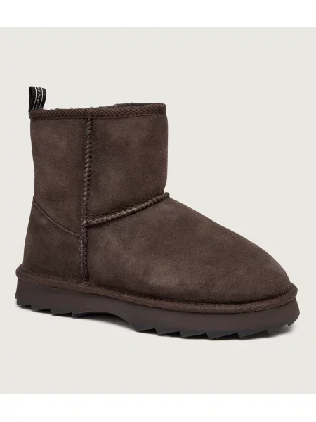 EMU Australia Bocanci Sharky Mini | piele întoarsă | lână maro