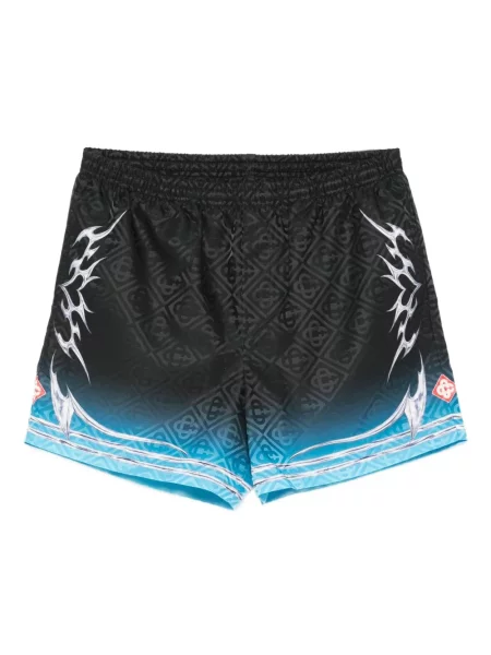 Slip de baie Casablanca cu imagine negru