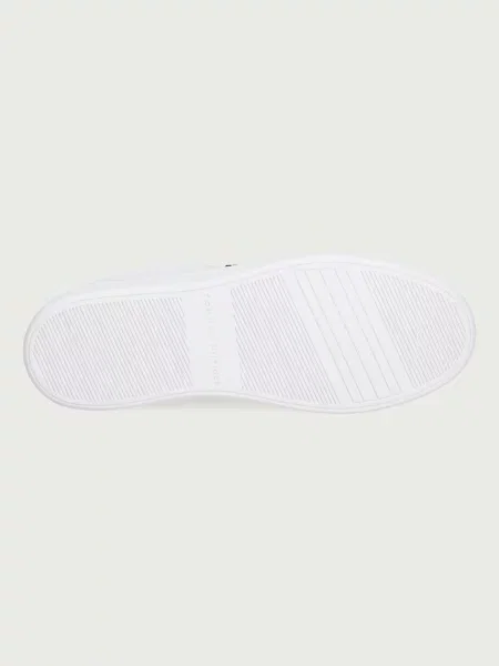 Tommy Hilfiger ESSENTIAL ELEVATED COURT SNEAKER маратонки дамски от кожа бяло