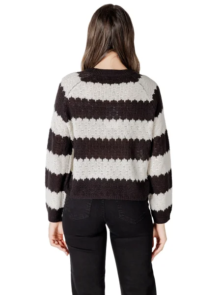 Pasek Jacqueline De Yong w paski brązowy