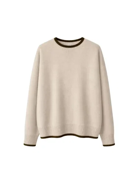 Sweter Cloeys wełniany beżowy
