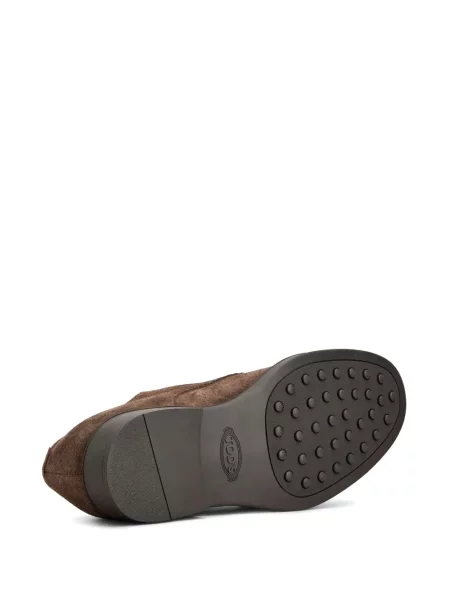 Pantofi Tod's din piele de căprioară maro