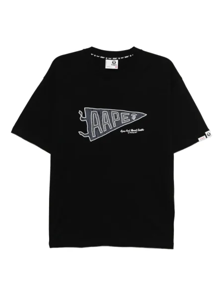 Tricou Aape By A Bathing Ape cu imagine negru