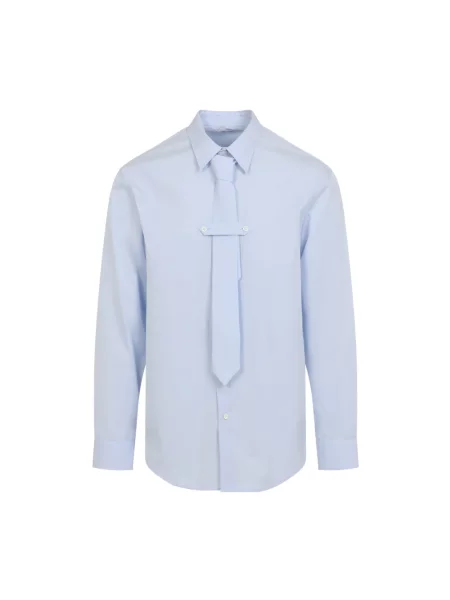 Koszula Dries Van Noten niebieska